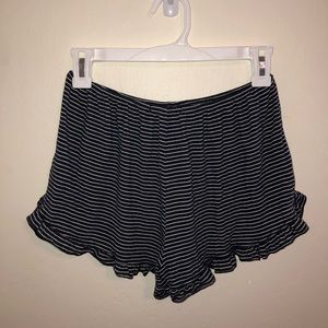 Brandy Melville striped sleepwear shorts OS